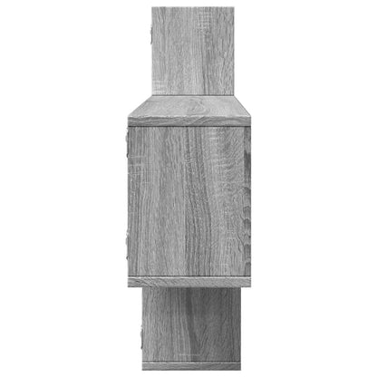Mensola a Parete Grigio Sonoma 167,5x18x68 cm in Truciolato