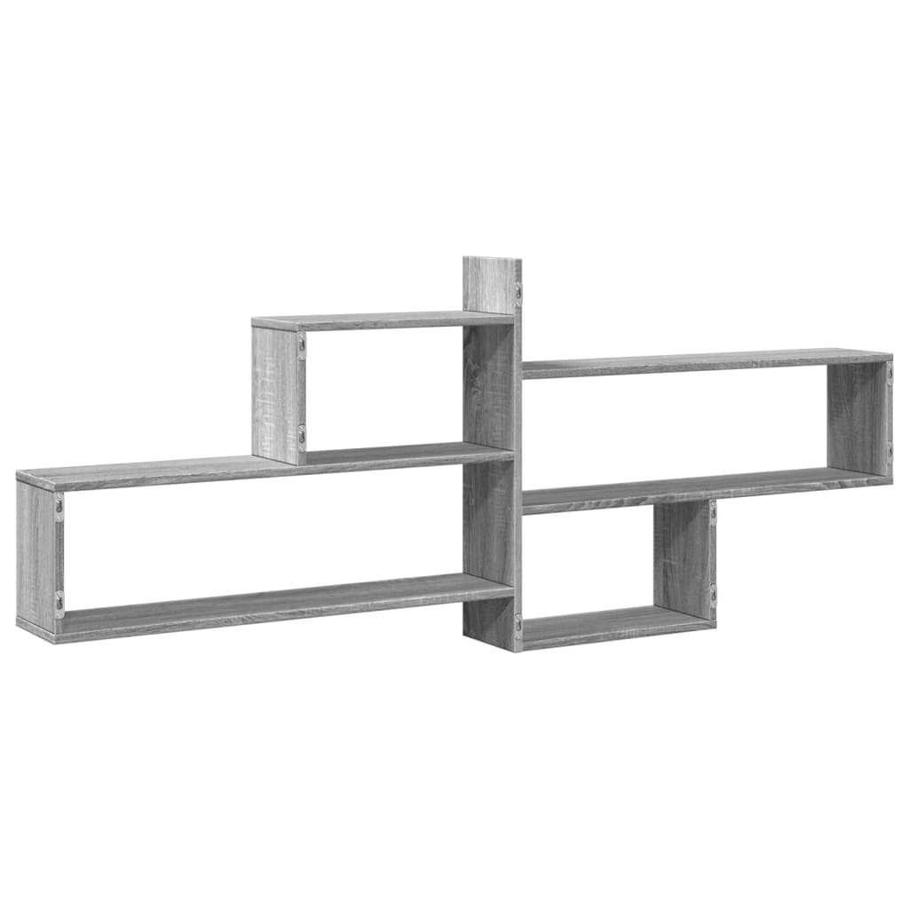 Mensola a Parete Grigio Sonoma 167,5x18x68 cm in Truciolato | homemem39