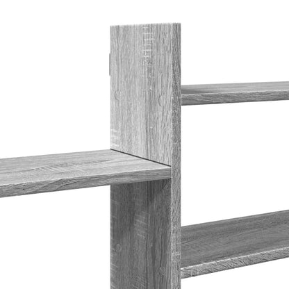 Mensola a Parete Grigio Sonoma 167,5x18x68 cm in Truciolato