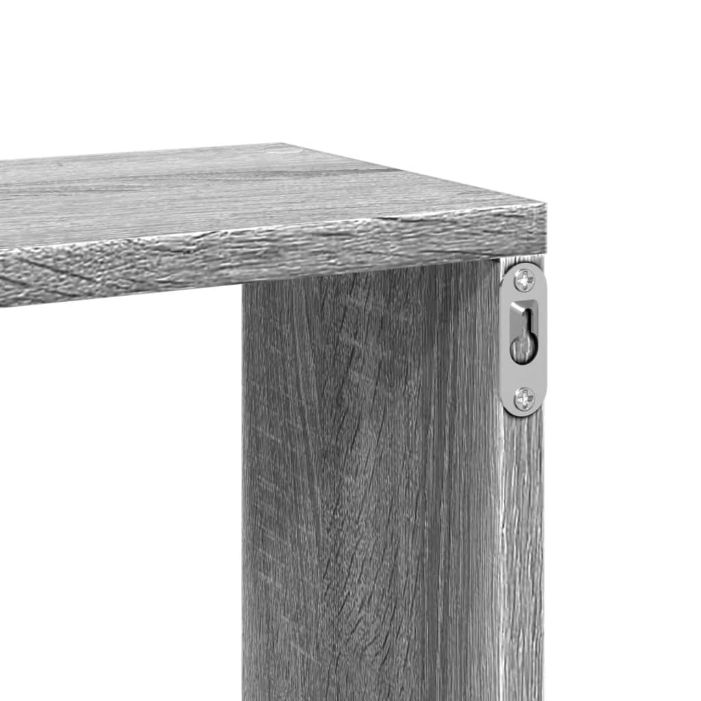 Mensola a Parete Grigio Sonoma 167,5x18x68 cm in Truciolato