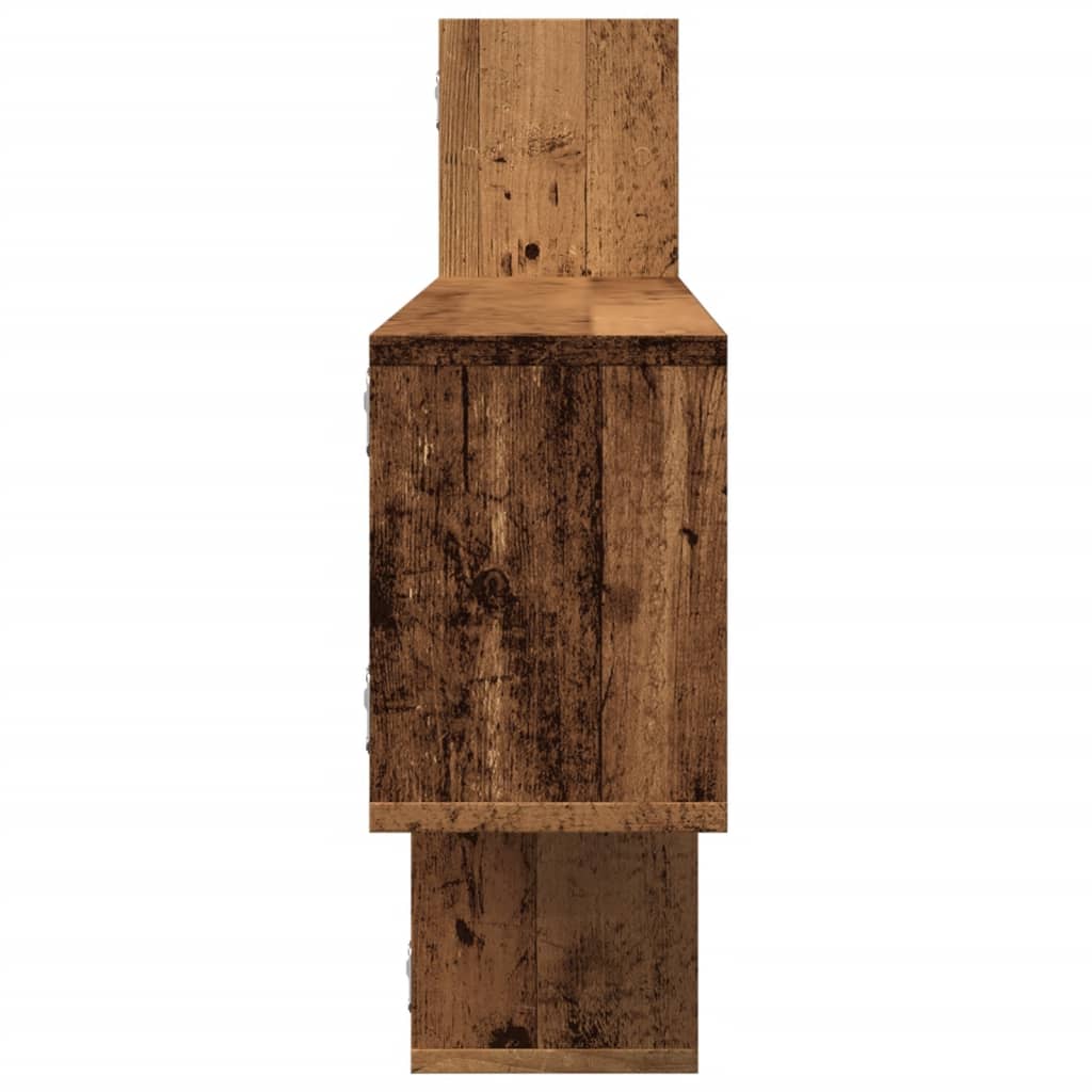 Mensola a Parete Legno Antico 167,5x18x68 cm in Truciolato