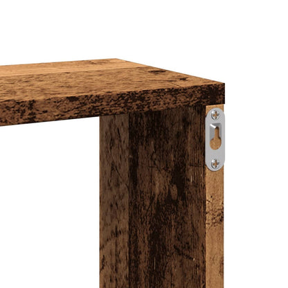 Mensola a Parete Legno Antico 167,5x18x68 cm in Truciolato