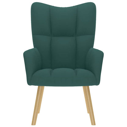 Sedia Relax Verde Scuro in Tessuto | homemem39