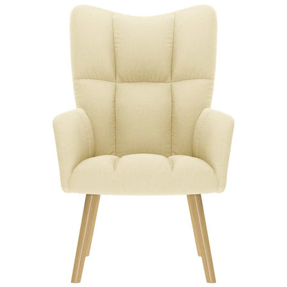 Sedia Relax Crema in Tessuto - homemem39