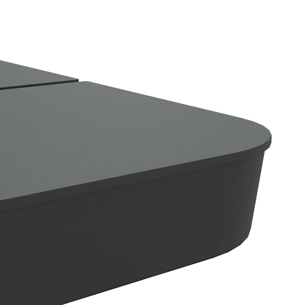 Set Base per Ombrellone 4 pz con Supporto a Croce 100 kg PP - homemem39