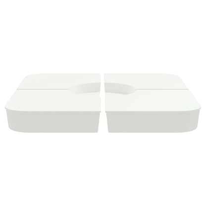 Set Base per Ombrellone 4 pz con Supporto a Croce 100 kg PP - homemem39