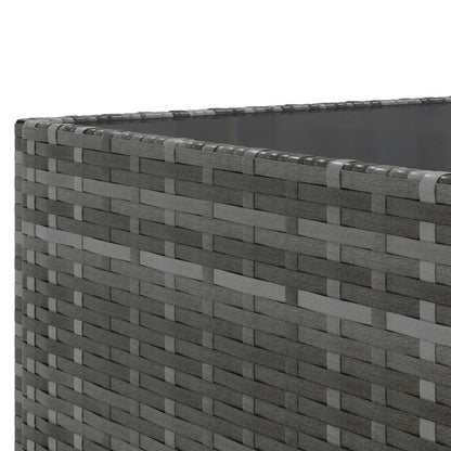 Set Divani da Giardino 8 pz con Cuscini in Polyrattan Grigio | homemem39