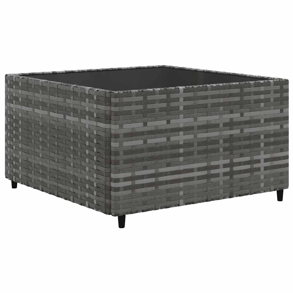 Set Divani da Giardino 6 pz con Cuscini in Polyrattan Grigio | homemem39