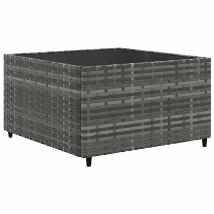 Set Divani da Giardino 6 pz con Cuscini in Polyrattan Grigio | homemem39