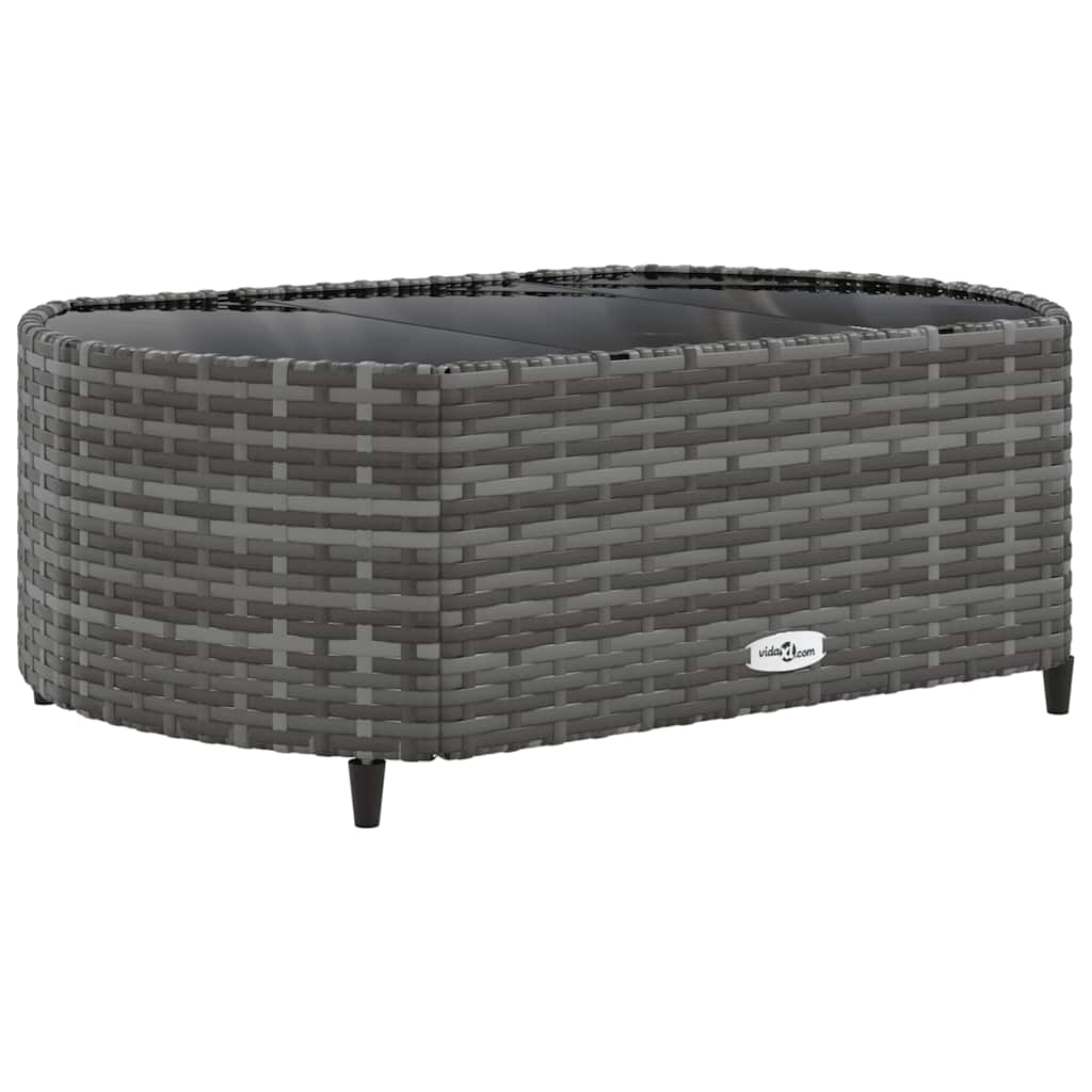 Set Divano da Giardino 8 pz con Cuscini Grigio in Polyrattan - homemem39