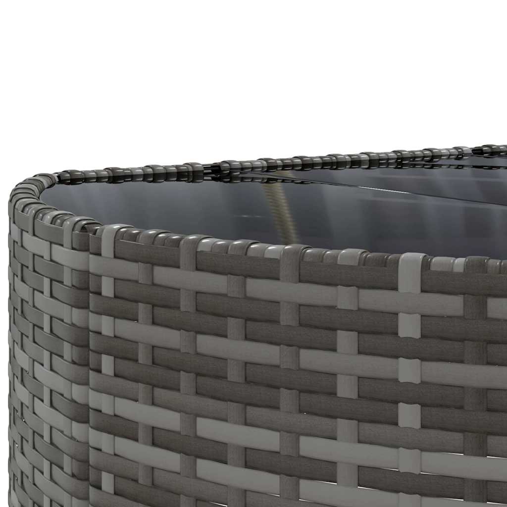 Set Divano da Giardino 6 pz con Cuscini Grigio in Polyrattan - homemem39