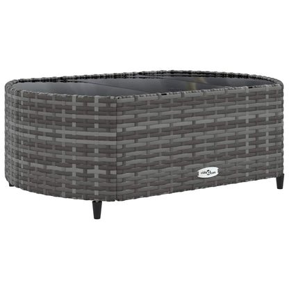 Set Divano da Giardino 10 pz con Cuscini Grigio in Polyrattan - homemem39