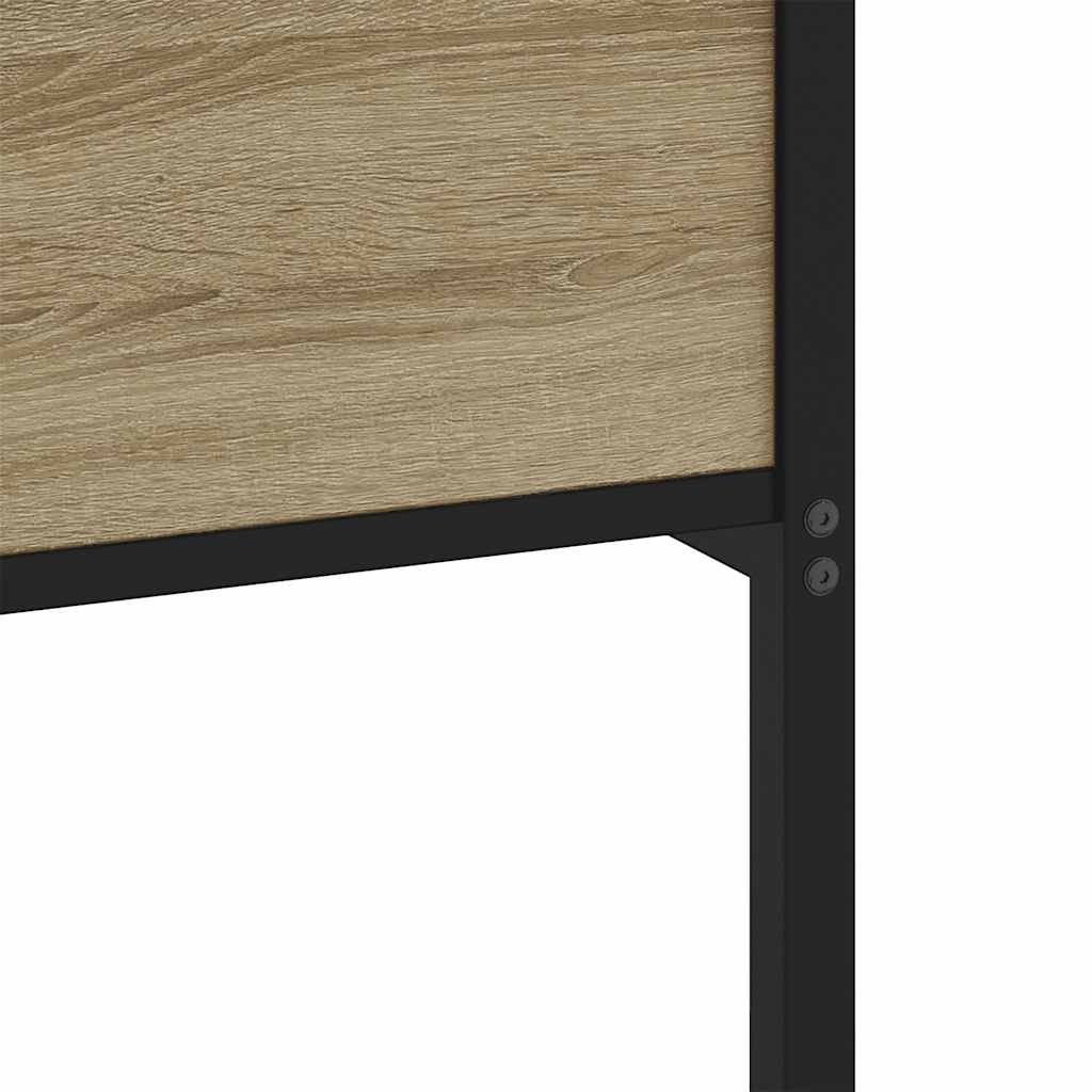 Giroletto senza Materaso in Metallo Rovere Sonoma 180x200 cm