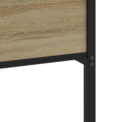 Giroletto senza Materaso in Metallo Rovere Sonoma 200x200 cm - homemem39