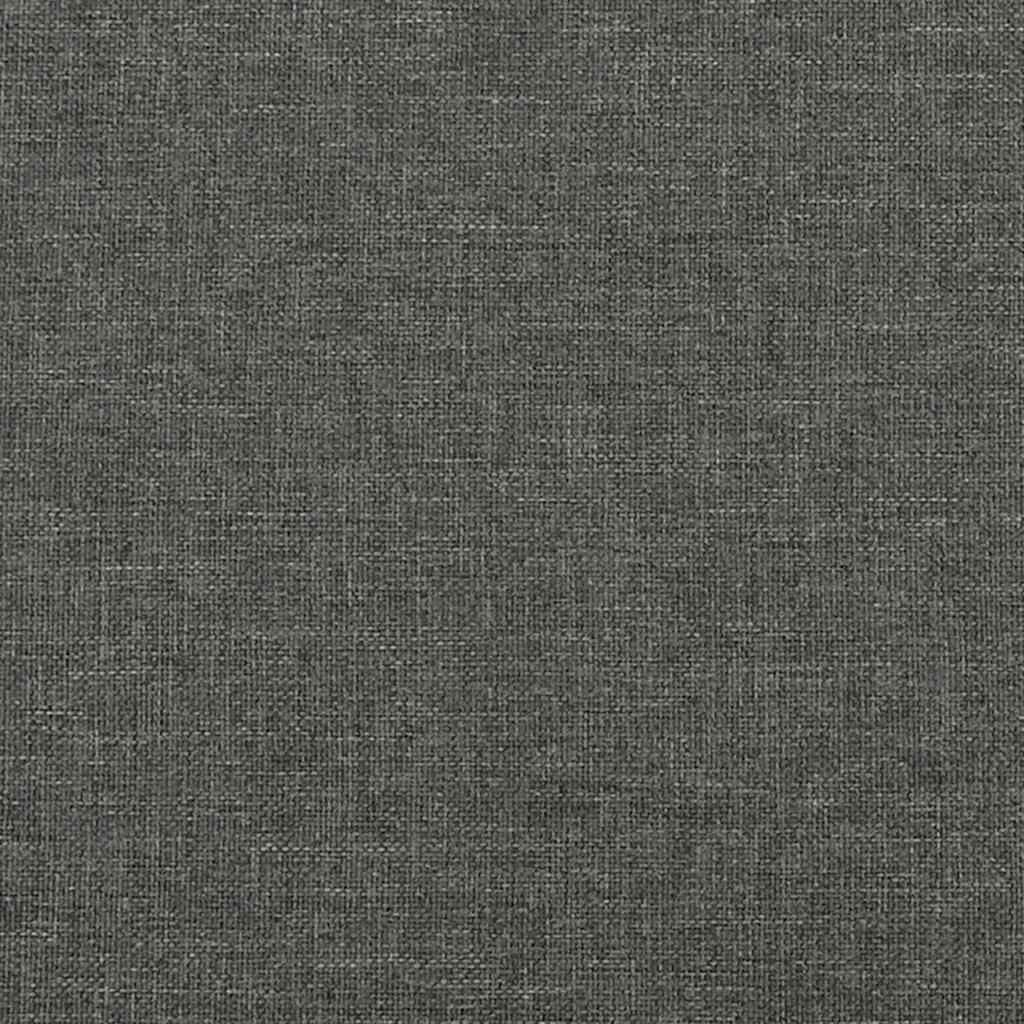 Materasso a Molle per Bambini Rigidità Media Grigio Scuro 80x160 cm in Tessuto
