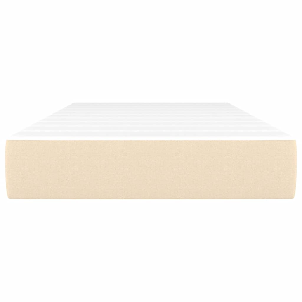 Materasso a Molle per Bambini Crema 80x160 cm in Tessuto - homemem39