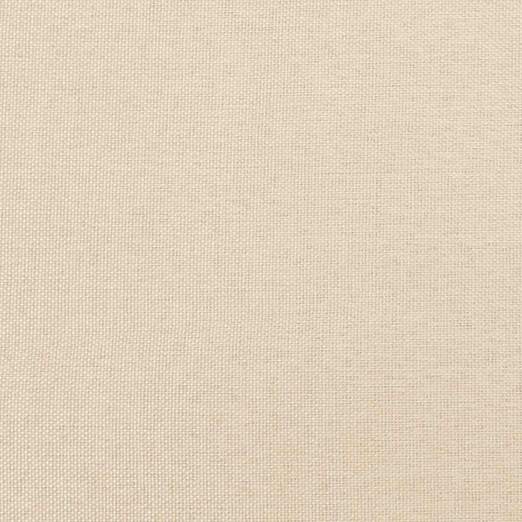 Materasso a Molle per Bambini Rigidità Media Crema 80x160 cm in Tessuto