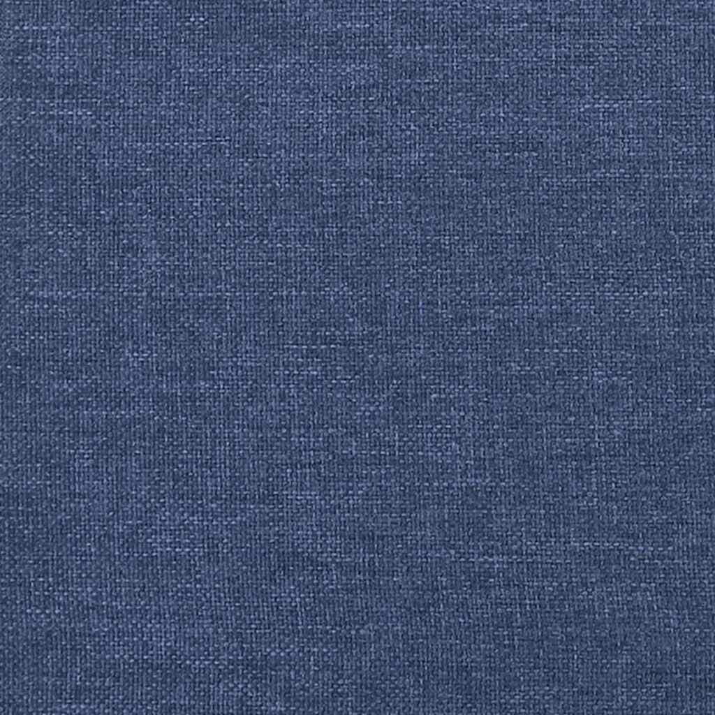 Materasso a Molle per Bambini Rigidità Media Blu 80x160 cm in Tessuto