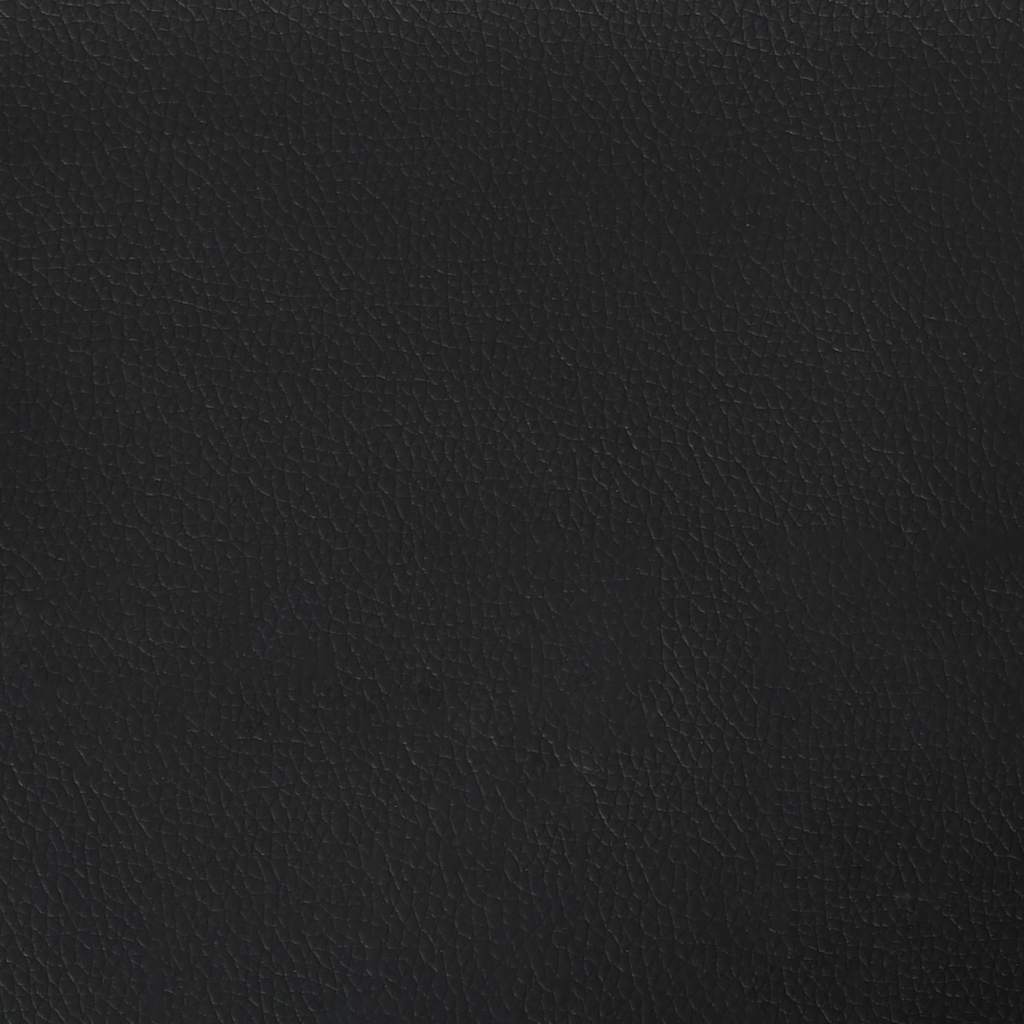 Materasso a Molle per Bambini Rigidità Media Nero 80x160 cm in Similpelle