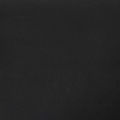 Materasso a Molle per Bambini Rigidità Media Nero 80x160 cm in Similpelle
