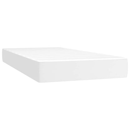 Materasso a Molle per Bambini Rigidità Media Bianco 80x160 cm in Tessuto