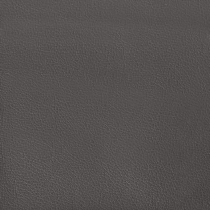 Materasso a Molle per Bambini Rigidità Media Grigio 80x160 cm in Similpelle
