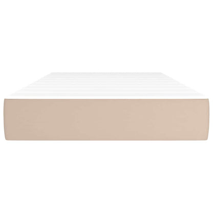 Materasso a Molle Cappuccino 80x160 cm in Similpelle - homemem39