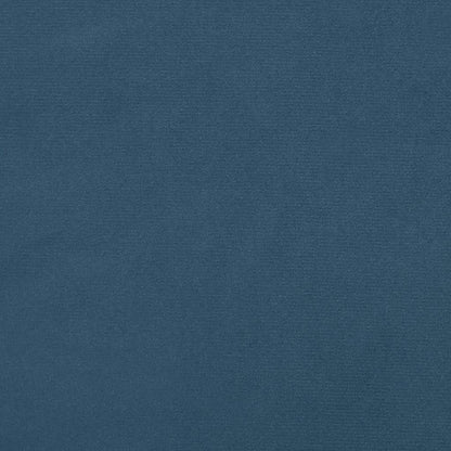 Materasso a Molle per Bambini Blu Scuro 80x160 cm in Velluto - homemem39