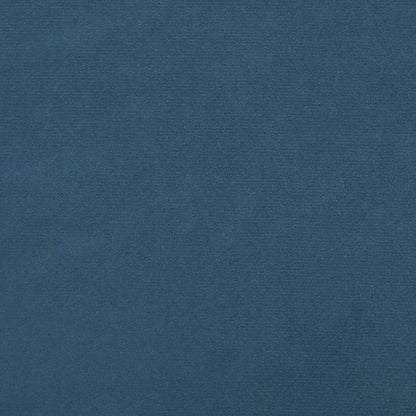 Materasso a Molle Blu Scuro 120x210x20 cm in Velluto - homemem39