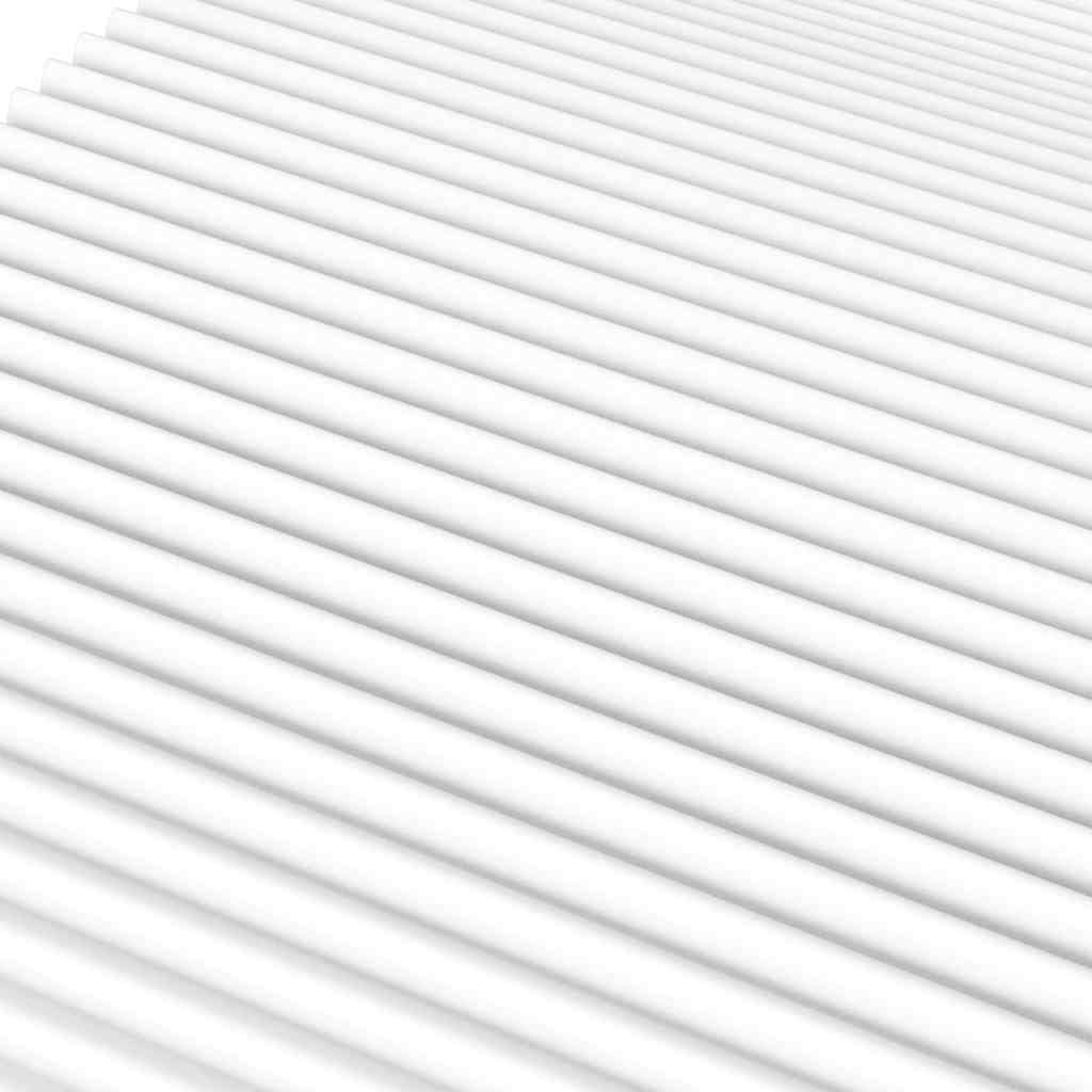 Materasso in Schiuma Bianco 140x210 cm Durezza H2 H3
