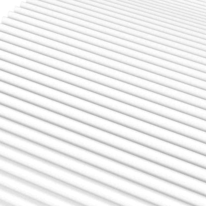 Materasso in Schiuma Bianco 140x210 cm Durezza H2 H3