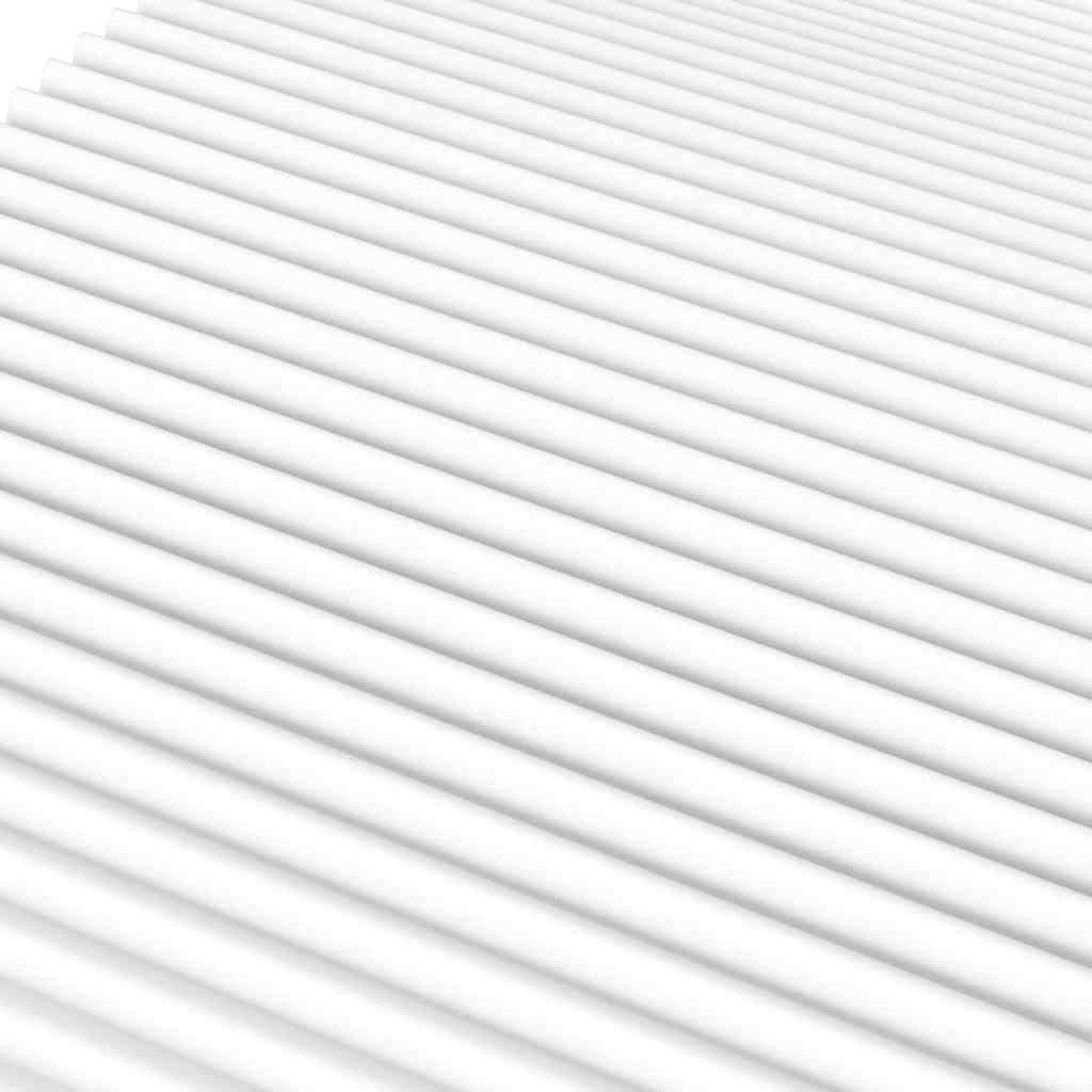Materasso in Schiuma Bianco 160x210 cm Durezza H2 H3