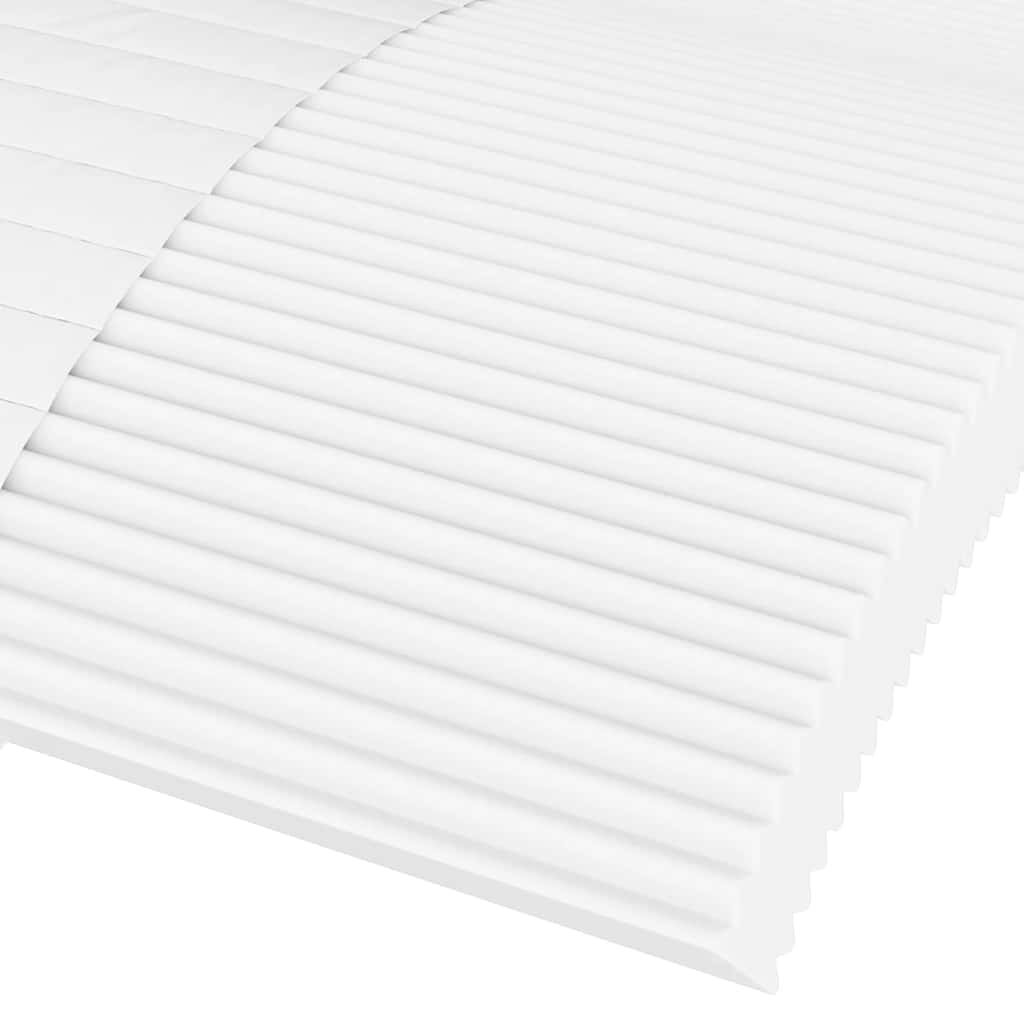 Materasso in Schiuma Bianco 160x210 cm Durezza H2 H3