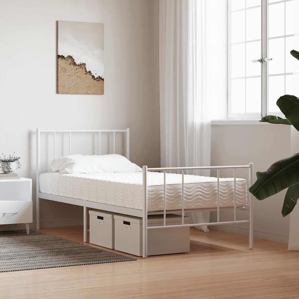 Materasso in Schiuma Bianco Durezza H2 H3
