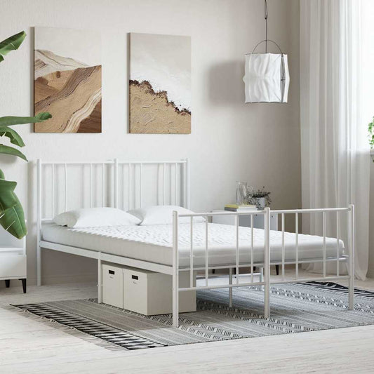 Materasso in Schiuma Bianco 120x210 cm 7 Zone Durezza 20 ILD