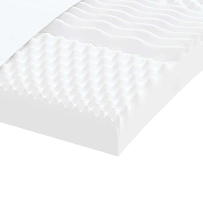Materasso in Schiuma Bianco 120x210 cm 7 Zone Durezza 20 ILD
