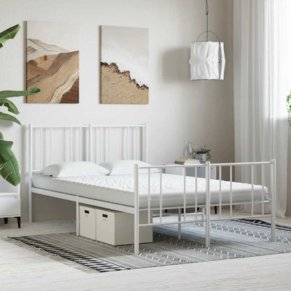 Materasso in Schiuma Bianco 120x220 cm 7 Zone Durezza 20 ILD