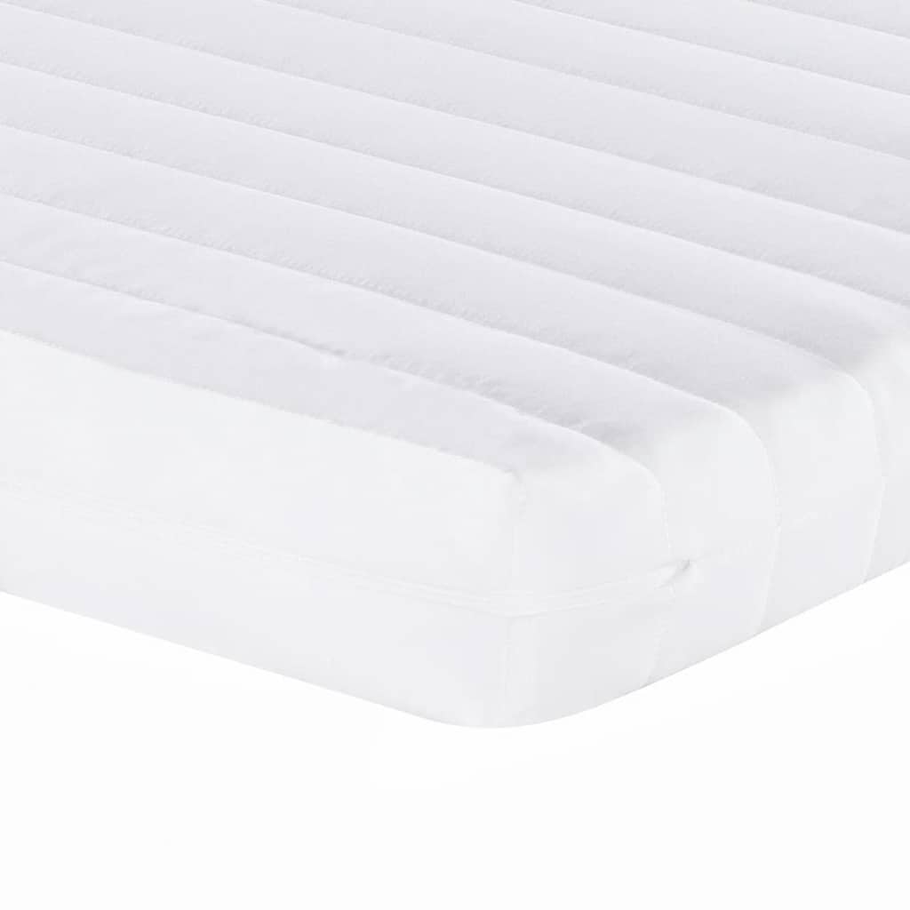 Materasso in Schiuma Bianco 140x220 cm 7 Zone Durezza 20 ILD