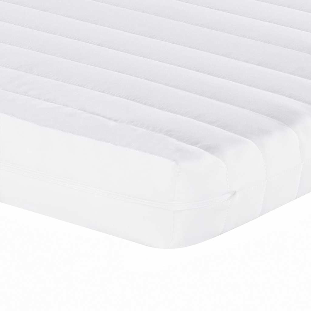 Materasso in Schiuma Bianco 160x220 cm 7 Zone Durezza 20 ILD