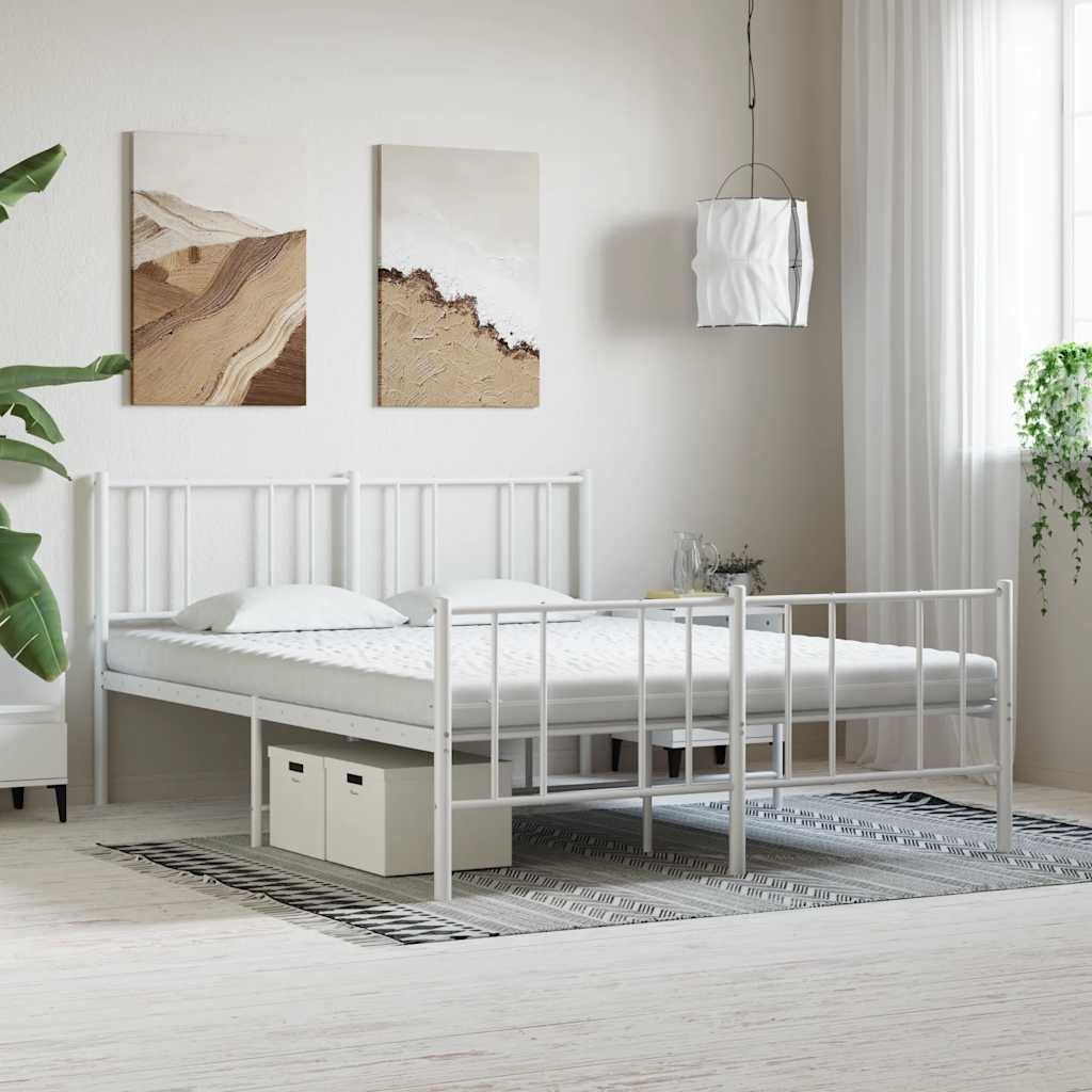 Materasso in Schiuma Bianco 200x220 cm 7 Zone Durezza 20 ILD