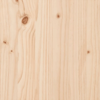 Letto senza Materasso 200x200 cm in Legno Massello di Pino | homemem39