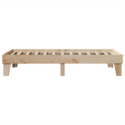 Giroletto senza Materasso 100x200 cm in Legno Massello di Pino - homemem39