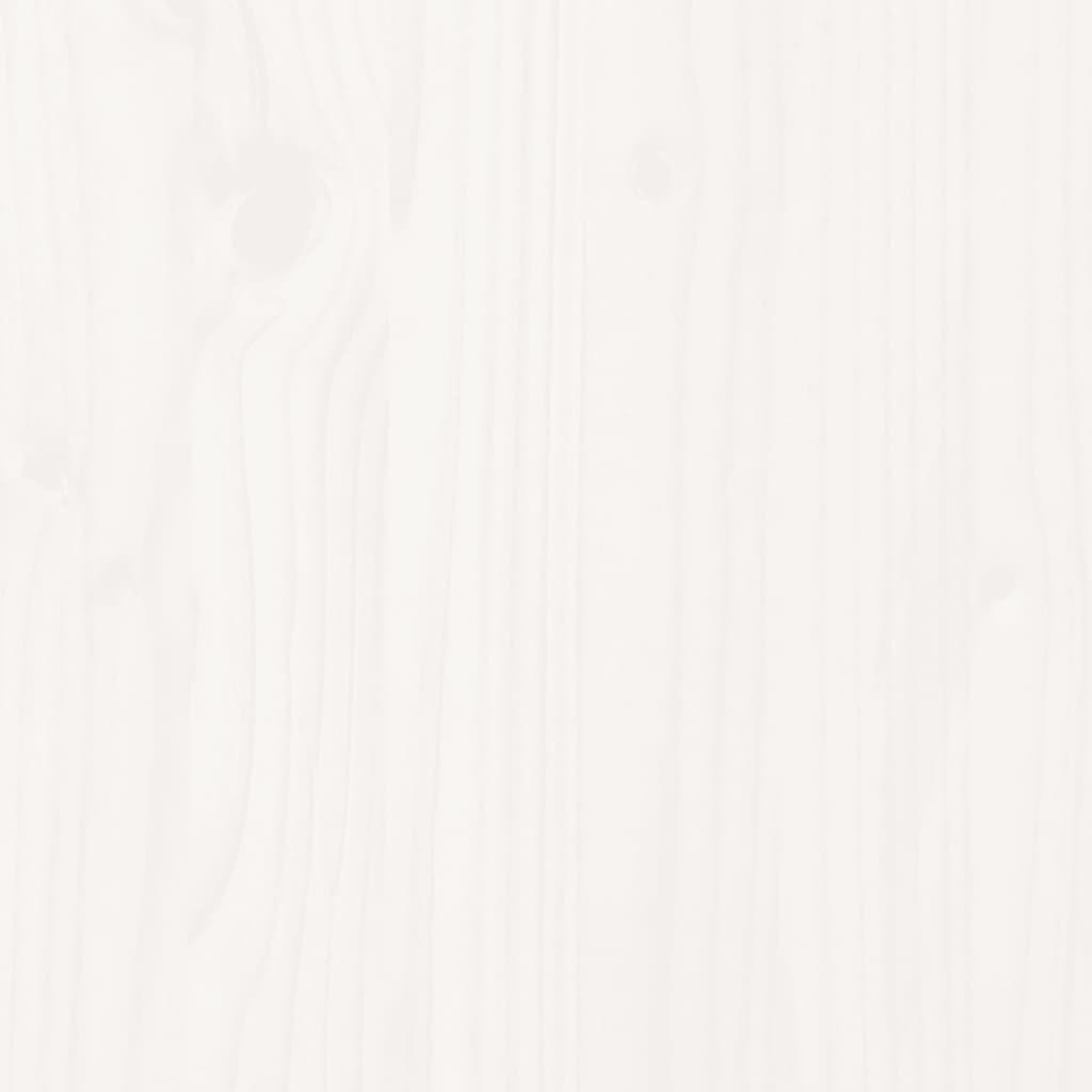 Giroletto senza Materasso Bianco 100x200 cm Legno Massello Pino - homemem39