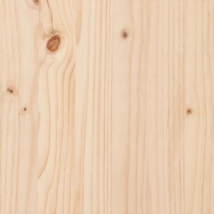 Letto senza Materasso 135x190 cm in Legno Massello di Pino | homemem39