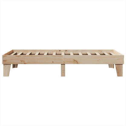 Letto senza Materasso 90x190 cm in Legno Massello di Pino - homemem39
