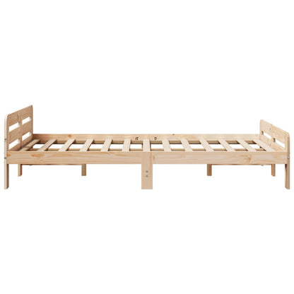 Letto senza Materasso 120x190 cm in Legno Massello di Pino