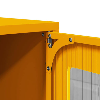 Comodino Giallo Senape 36x39x60,5 cm Acciaio Laminato a Freddo - homemem39