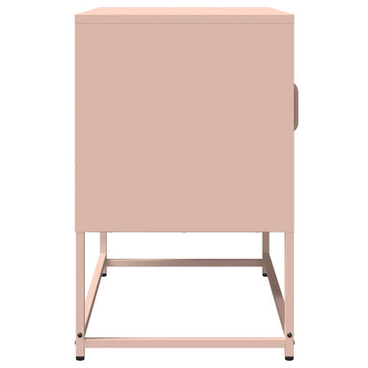 Mobile TV Rosa 68x39x60,5 cm in Acciaio Laminato a Freddo - homemem39
