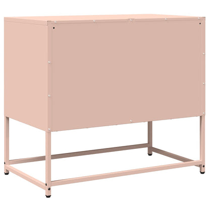 Mobile TV Rosa 68x39x60,5 cm in Acciaio Laminato a Freddo - homemem39