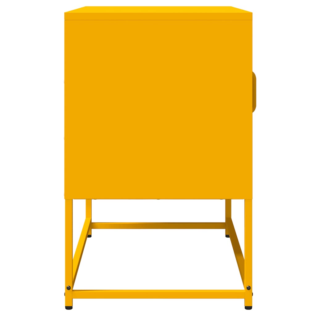 Mobile TV Giallo Senape 68x39x60,5 Acciaio Laminato a Freddo - homemem39